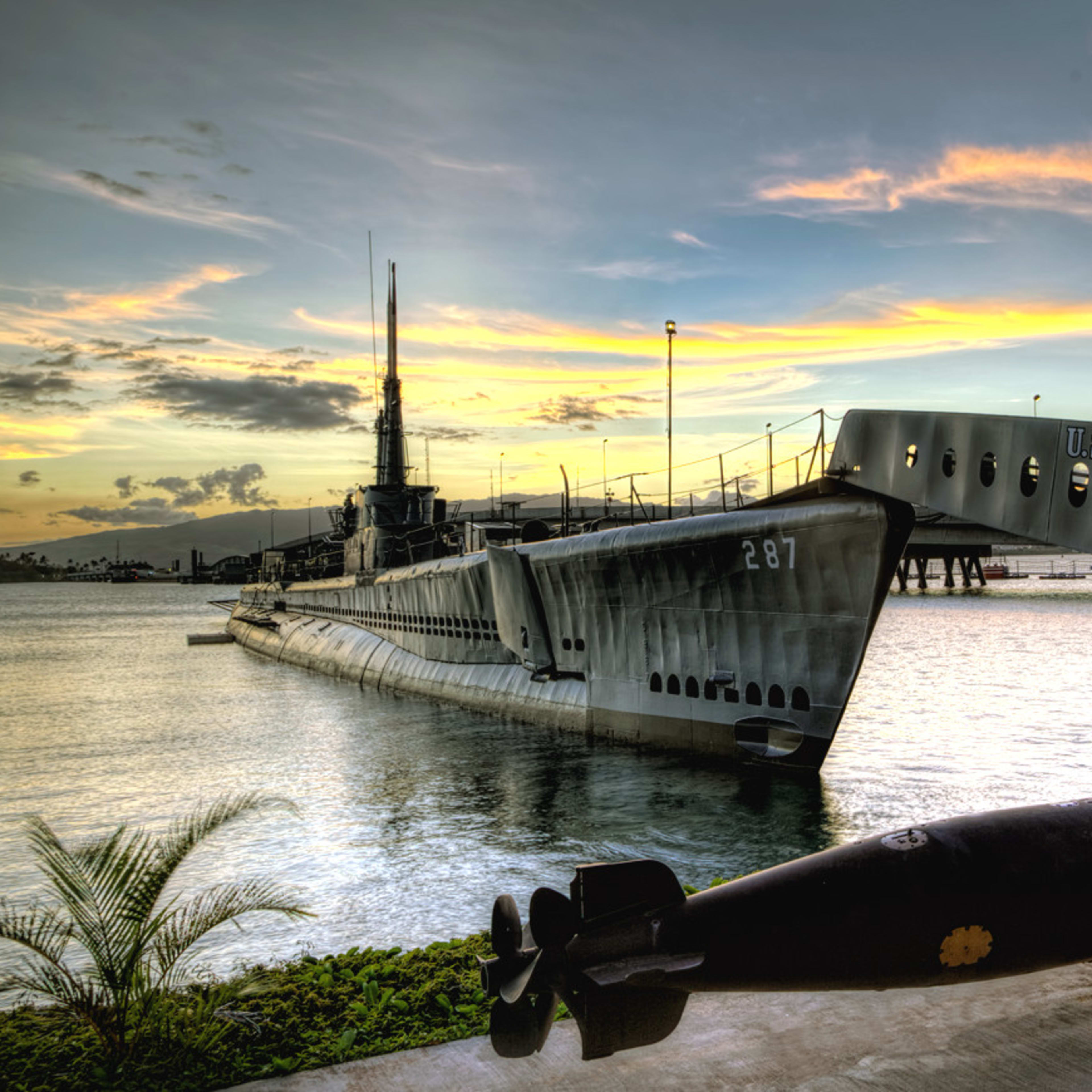 パールハーバーのUSSボーフィン潜水艦博物館（USS Bowfin Submarine at